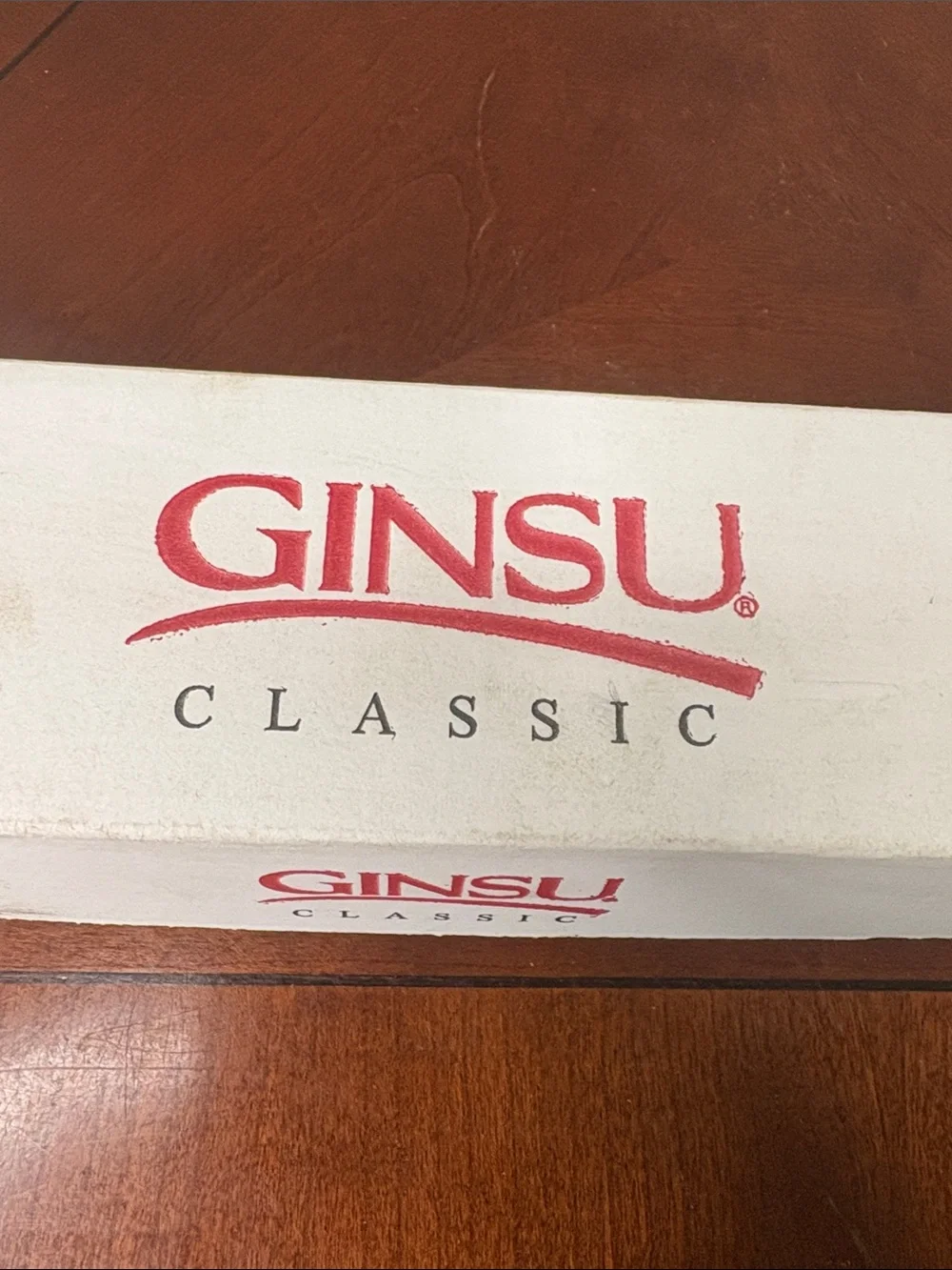 Vintage Ginsu Classic Cutlery 2 piece set. NIB.